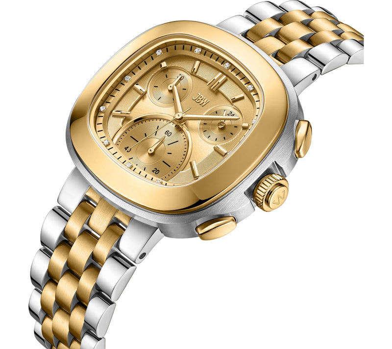 JBW Men's Coast Two-Tone Lab Grown Diamond Accent Watch — View 2