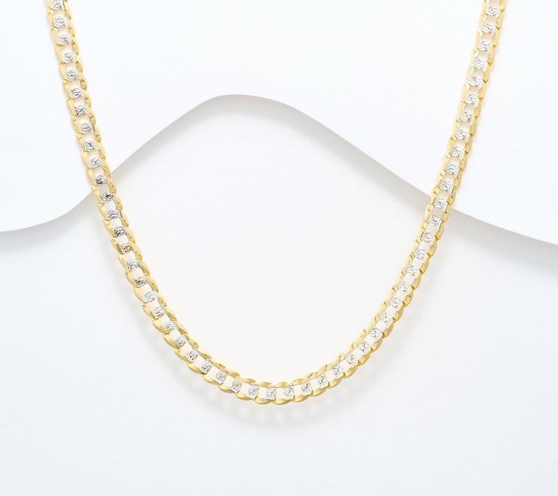 UltraFine 950 Silver Flat Curb 20" Necklace — View 8