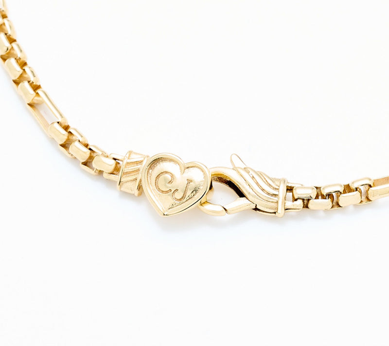 Christian James by Scott Grimes 14K Clad Ripple Heart Luciano Bracelet — View 3