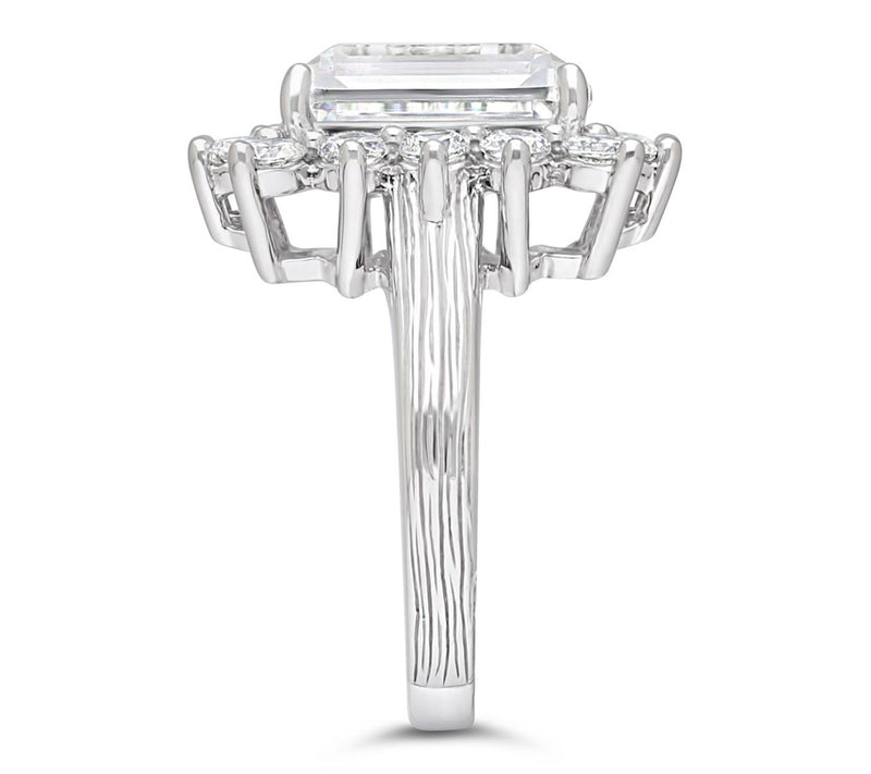 Ariva Sterling Silver Diamonique Vivien Ring — View 2