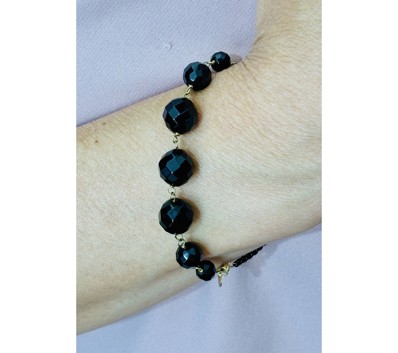 Alkeme Moonscape Bracelet in 10KGold,Spinel &Stainless Steel — View 2
