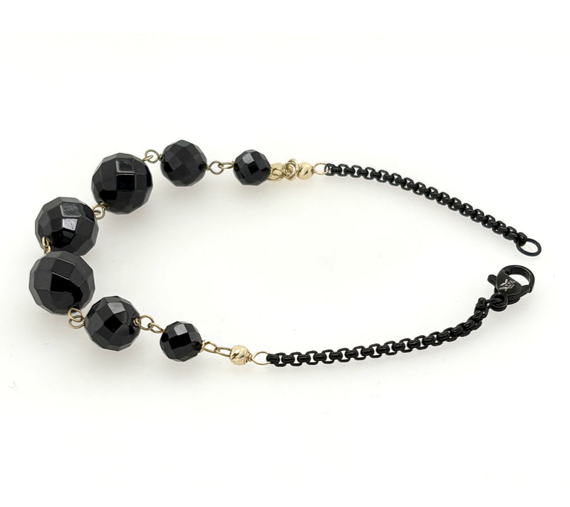 Alkeme Moonscape Bracelet in 10KGold,Spinel &Stainless Steel — Main view