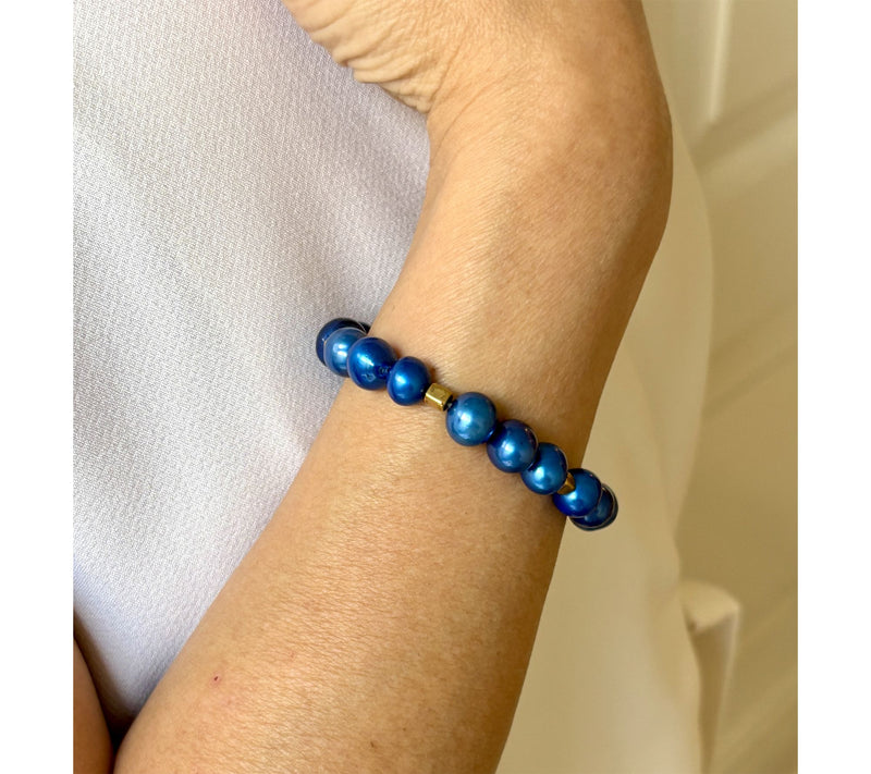 Alkeme Lore & Luster Dyed Cultured Pearl Bracelet — View 4
