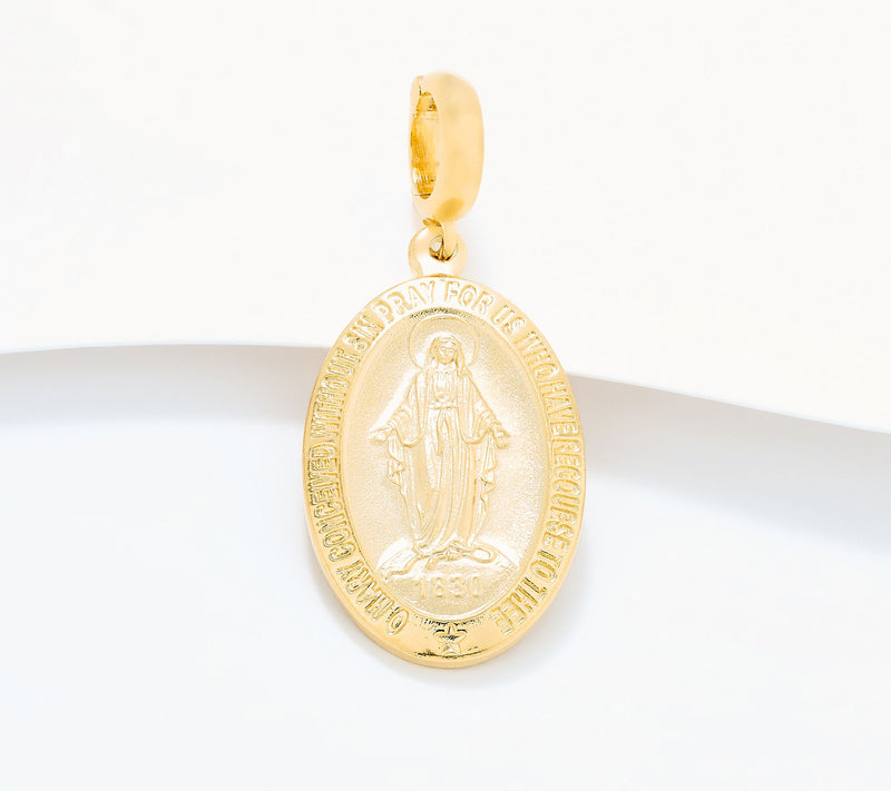 David Markstein Bronze Engraved Pendant with Enhancer — View 10