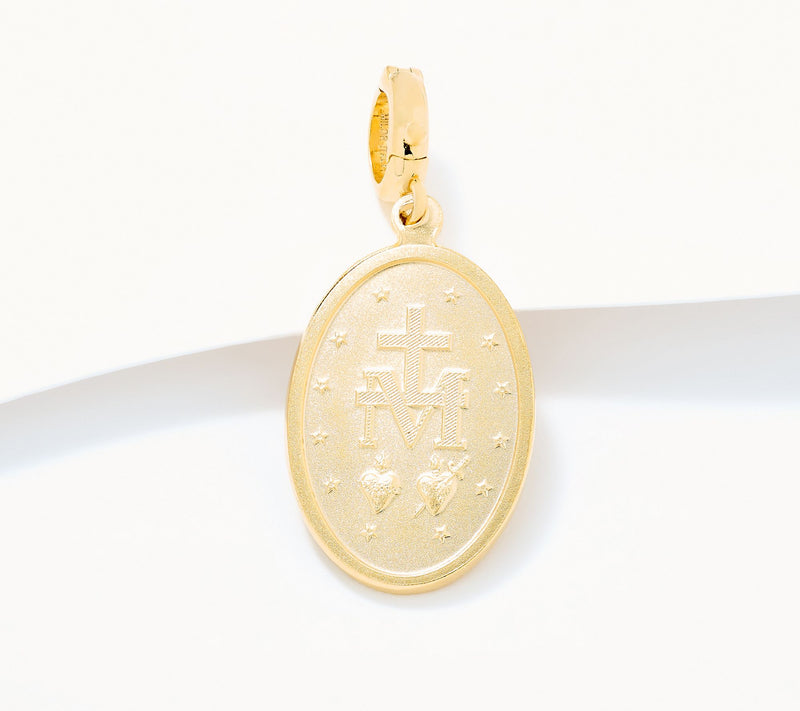 David Markstein Bronze Engraved Pendant with Enhancer — View 6