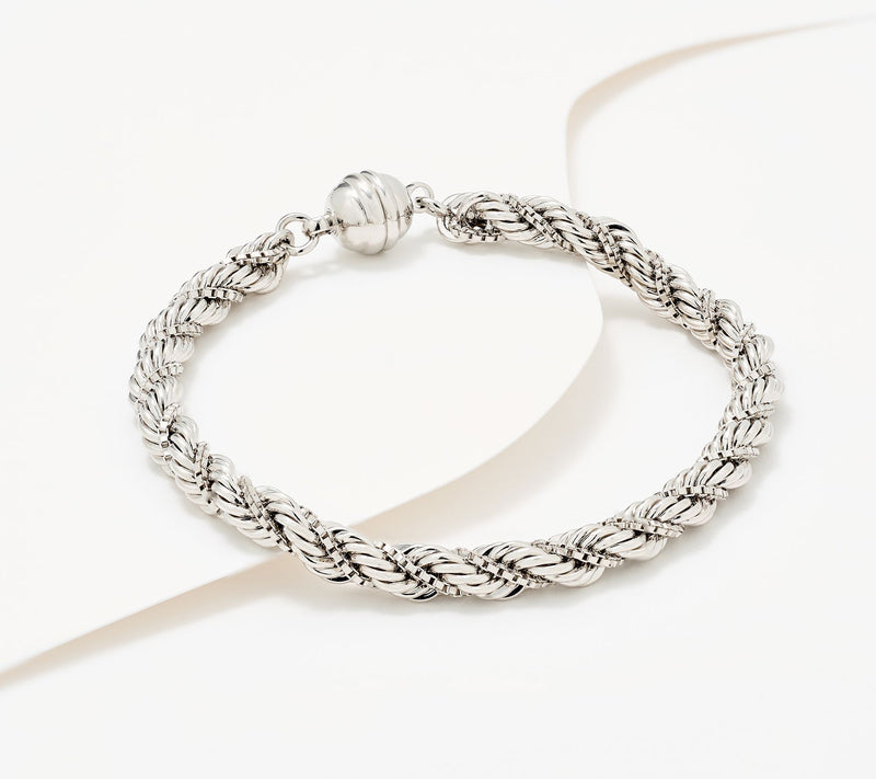 David Markstein Premier Duetto Hand Crafted Rope & Box Chain Bracelet — View 13
