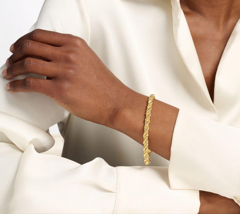 David Markstein Premier Duetto Hand Crafted Rope & Box Chain Bracelet — View 6