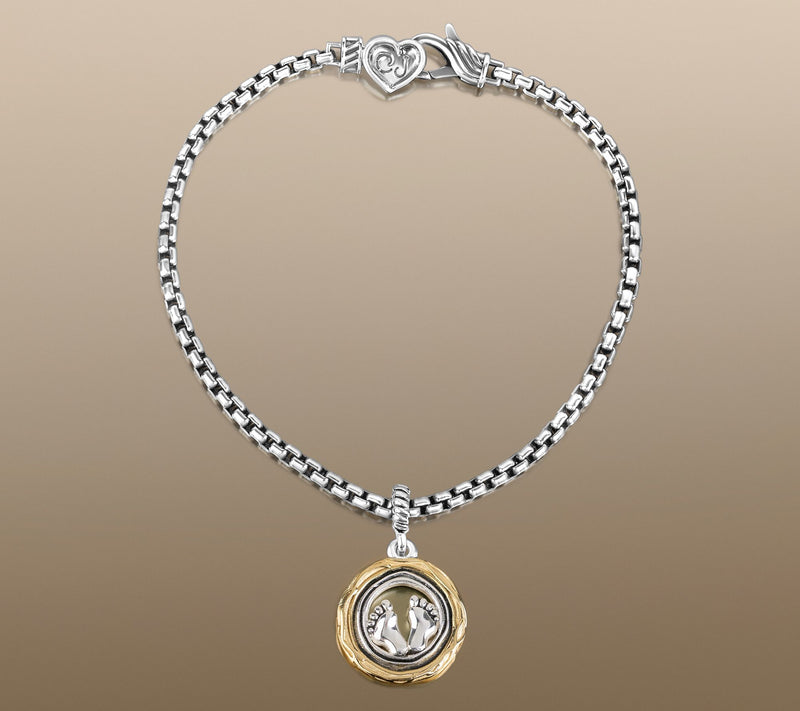 Christian James by Scott Grimes Two-Tone C harm Bracelet — Main view