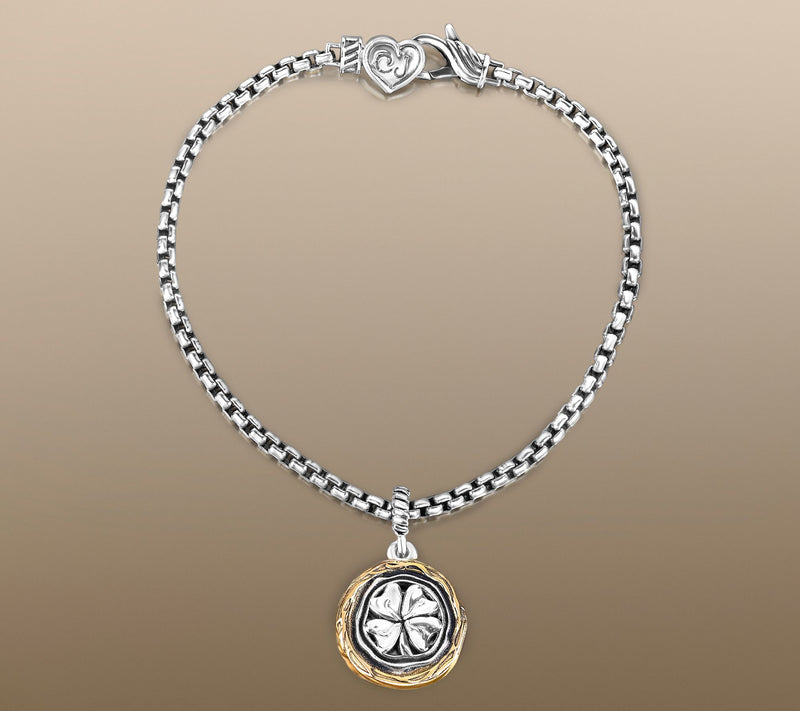 Christian James by Scott Grimes Two-Tone C harm Bracelet — View 2