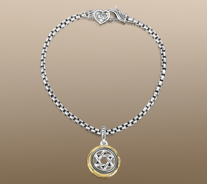 Christian James by Scott Grimes Two-Tone C harm Bracelet — View 5