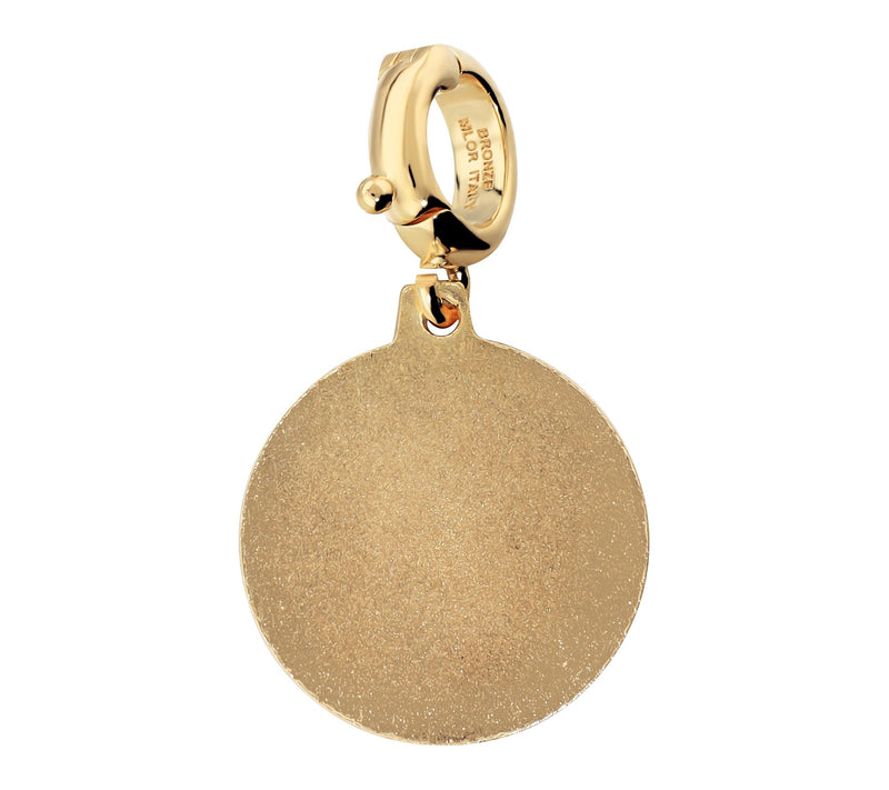 David Markstein Bronze Goodluck Pendant with Enhancer Clasp — View 2