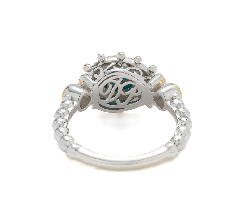 Dallas Prince Sterling Silver Sleeping Beauty Turquoise Ring — View 2