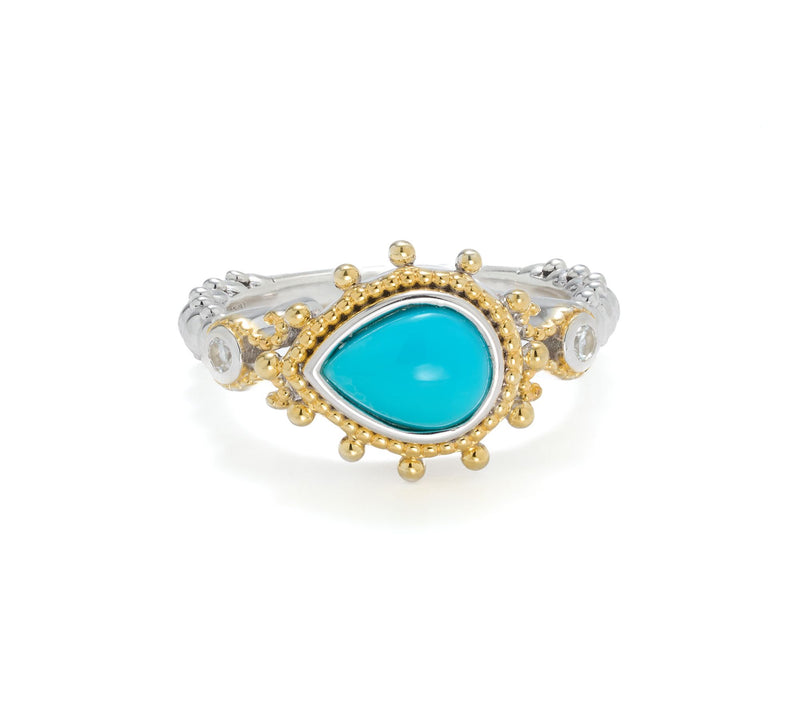 Dallas Prince Sterling Silver Sleeping Beauty Turquoise Ring — View 4