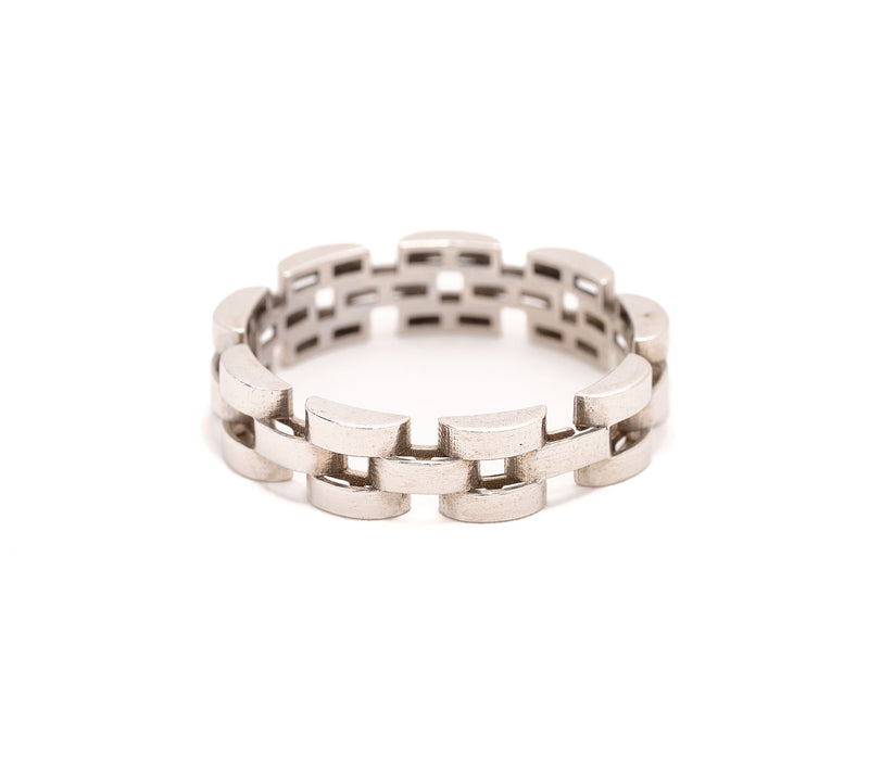 Silver Style Linked Ring — View 3