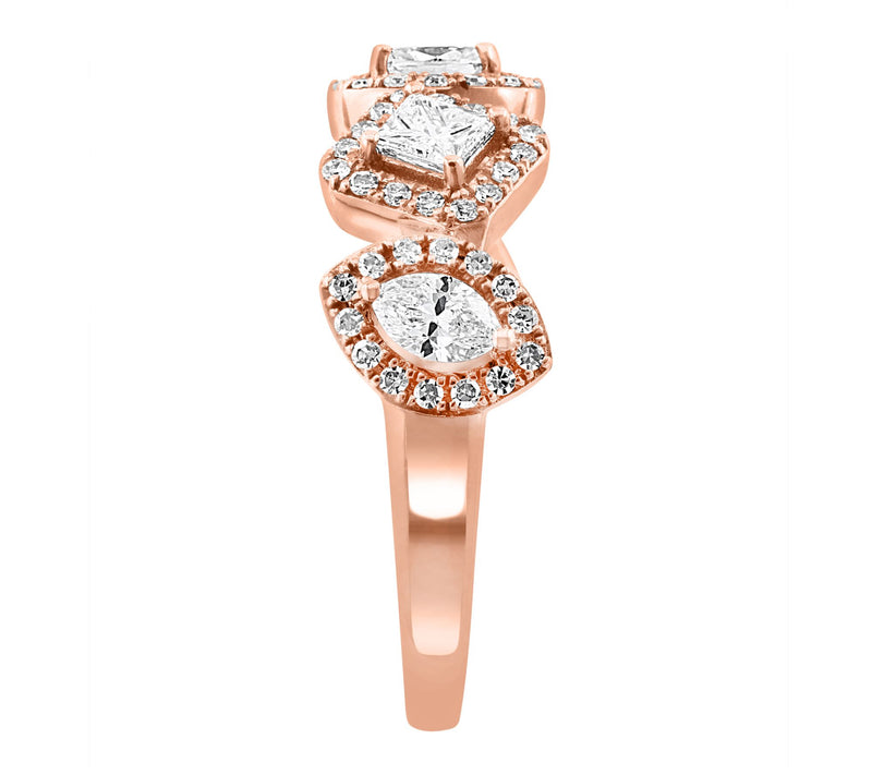 Effy Multi Shape Diamond Ring, 14K Gold — View 3