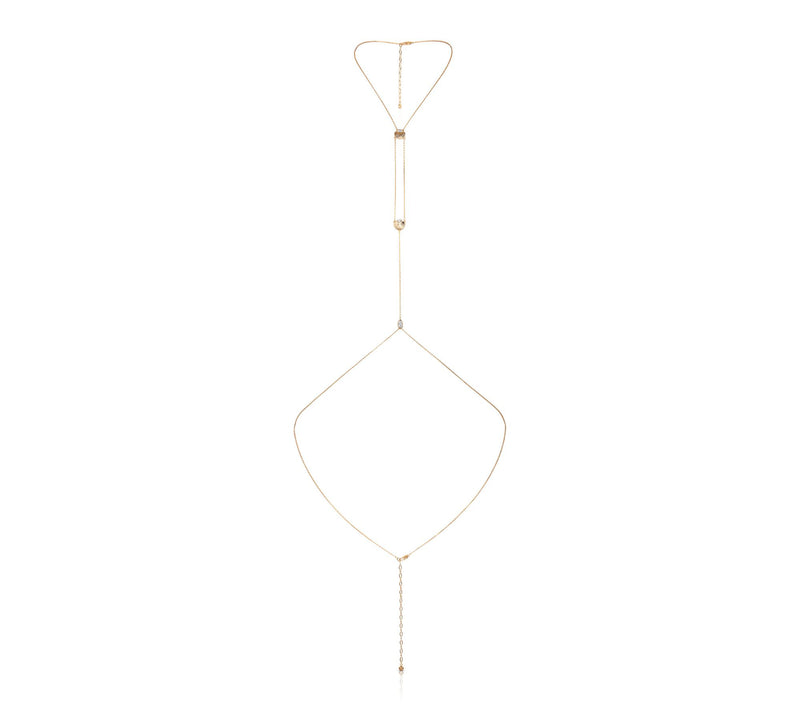 Ettika Dainty Shell Body Chain — View 5