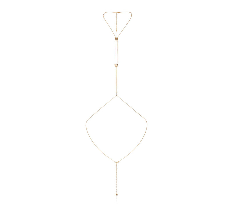 Ettika Dainty Shell Body Chain — Main view