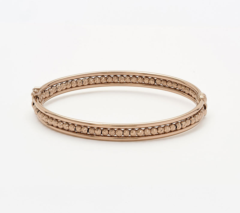 David Markstein Bronze Debut Brilliant Beaded Bangle — Main view