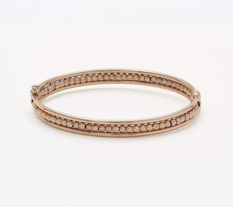 David Markstein Bronze Debut Brilliant Beaded Bangle — View 10