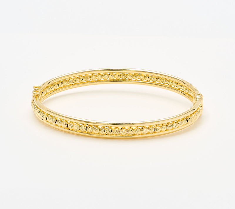 David Markstein Bronze Debut Brilliant Beaded Bangle — View 12
