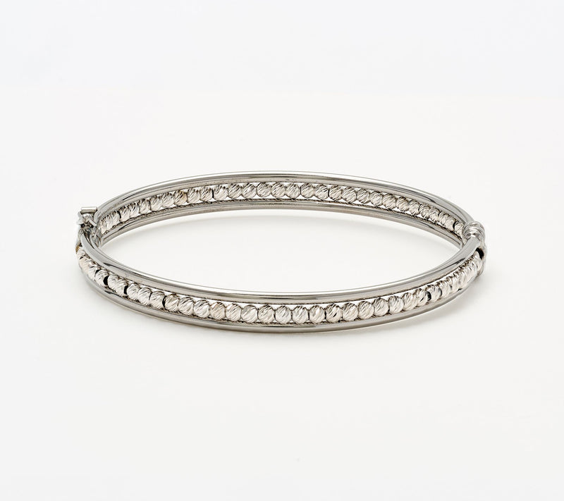 David Markstein Bronze Debut Brilliant Beaded Bangle — View 14