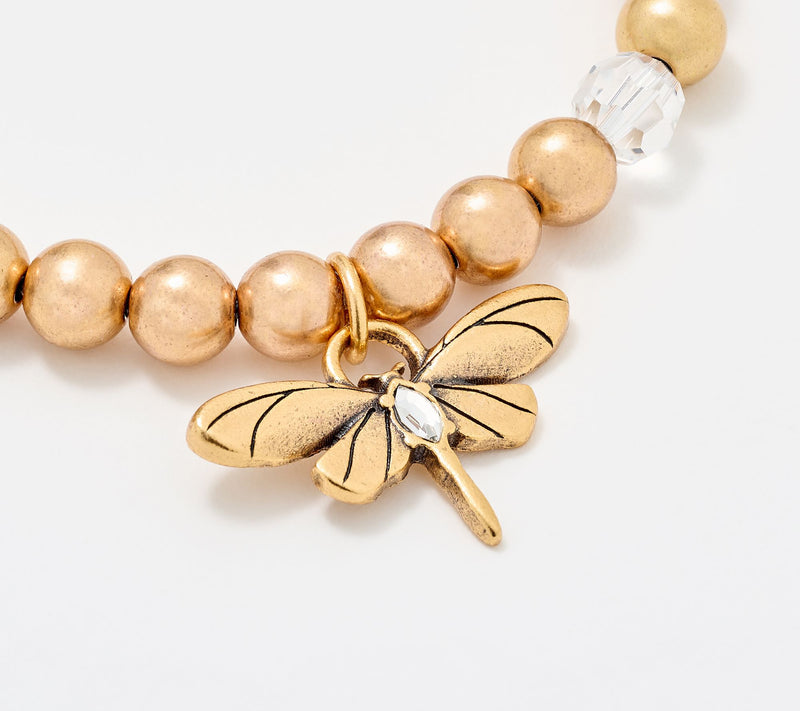 Divinely Guided by Theresa Caputo Dragonfly Charm Bracelet — View 2