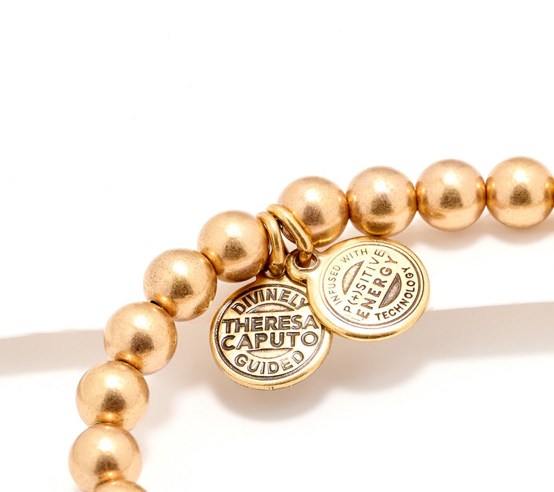 Divinely Guided by Theresa Caputo Heart Stretch Charm Bracelet — View 3