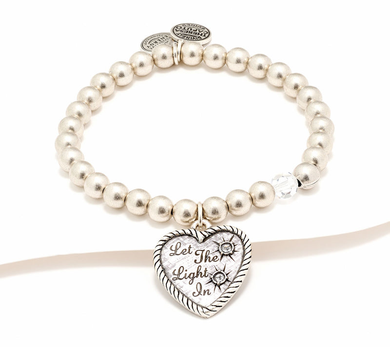 Divinely Guided by Theresa Caputo Heart Stretch Charm Bracelet — View 7