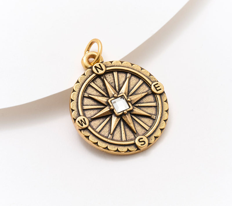 Divinely Guided by Theresa Caputo Compass Charm — View 7