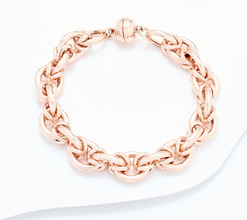 David Markstein Bronze Debut Status Byzantine Bracelet — View 5