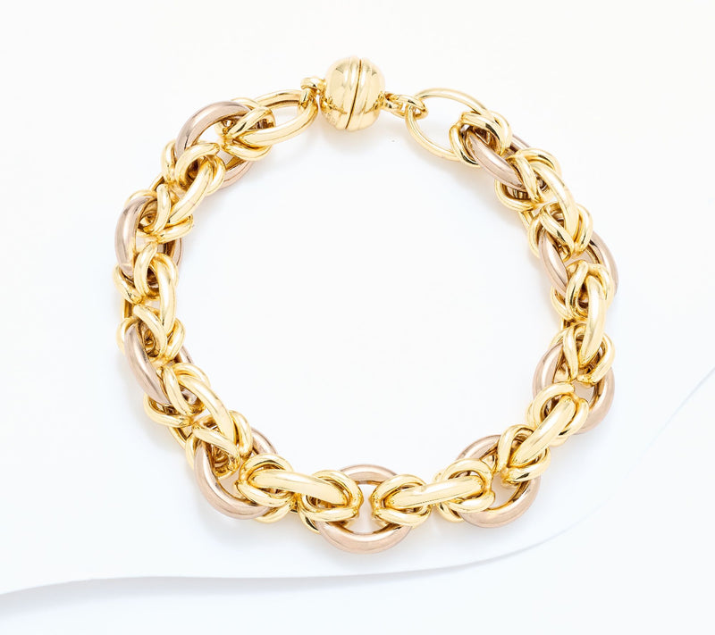 David Markstein Bronze Debut Status Byzantine Bracelet — View 9