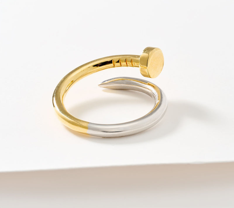 David Markstein Bronze Luxe Nail Head Ring — View 10