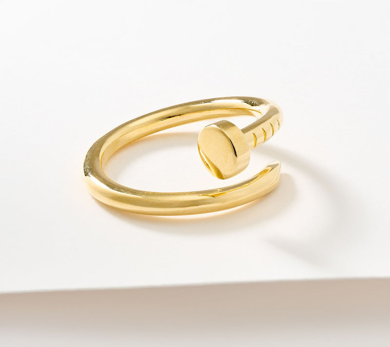 David Markstein Bronze Luxe Nail Head Ring — View 9