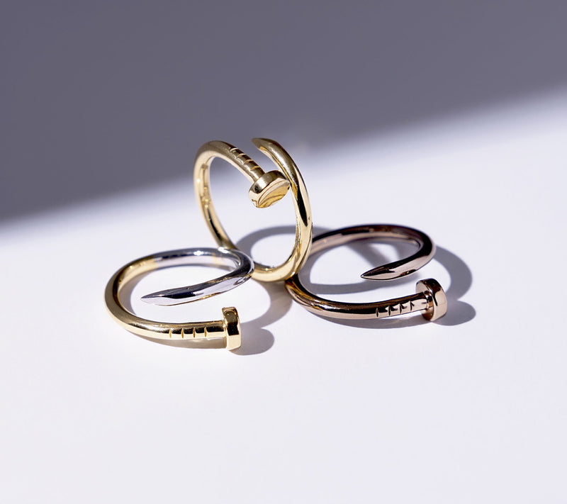 David Markstein Bronze Luxe Nail Head Ring — View 11