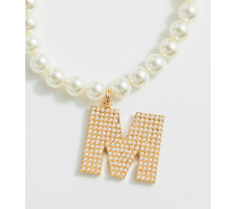 Violet and Brooks Pearlie Initial Stretch Bracelet — View 40