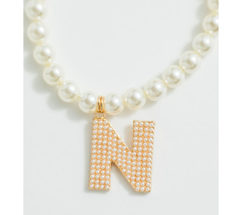 Violet and Brooks Pearlie Initial Stretch Bracelet — View 41