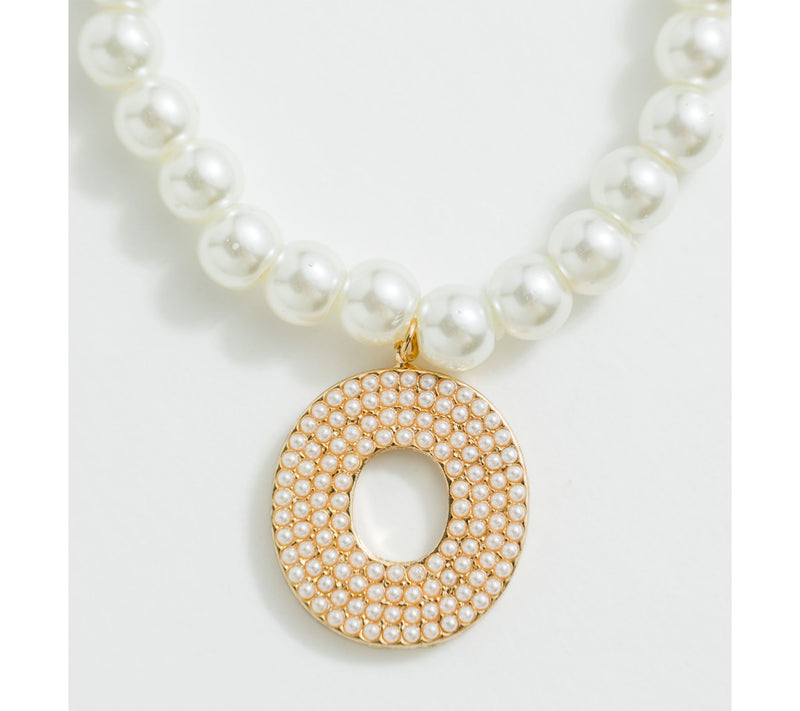 Violet and Brooks Pearlie Initial Stretch Bracelet — View 42