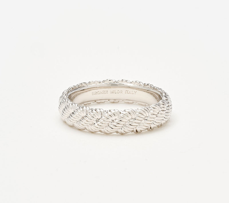 David Markstein Premier Bronze Rope Detail Ring — View 12