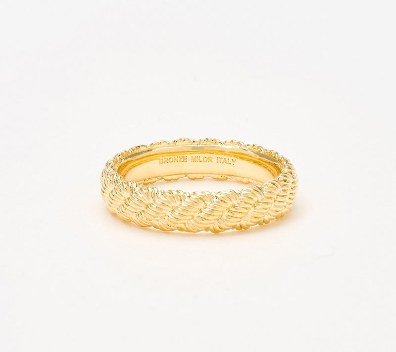 David Markstein Premier Bronze Rope Detail Ring — View 13