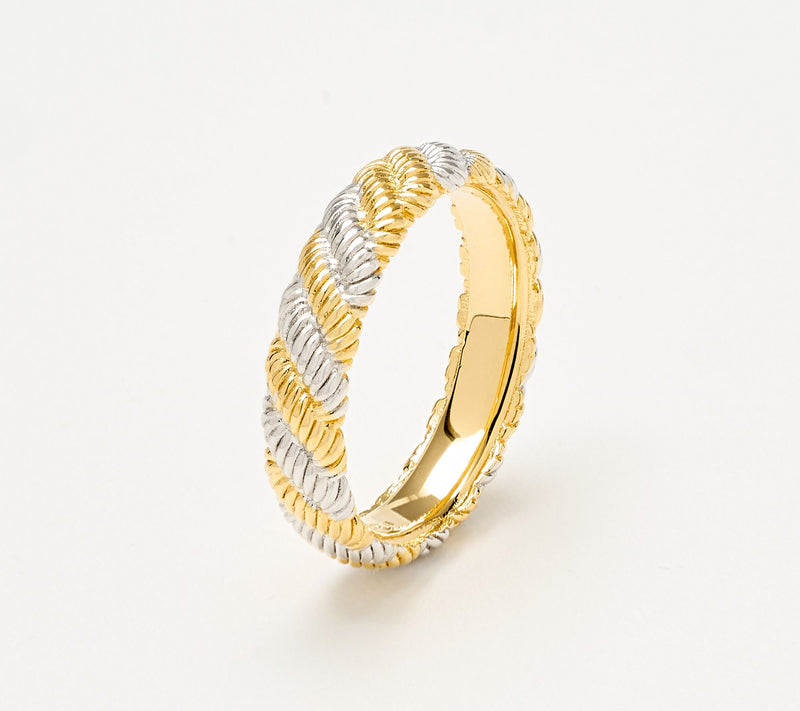 David Markstein Premier Bronze Rope Detail Ring — View 3