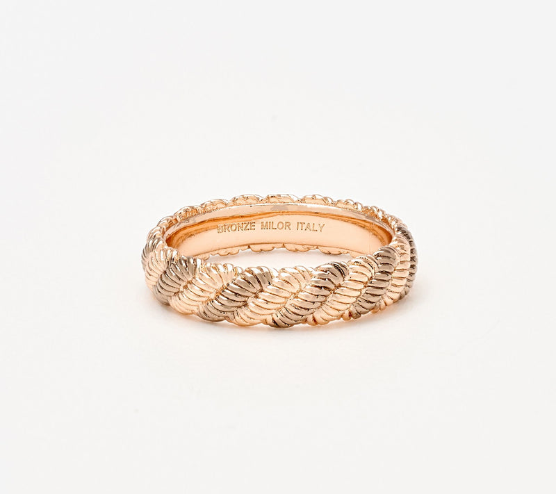 David Markstein Premier Bronze Rope Detail Ring — View 15