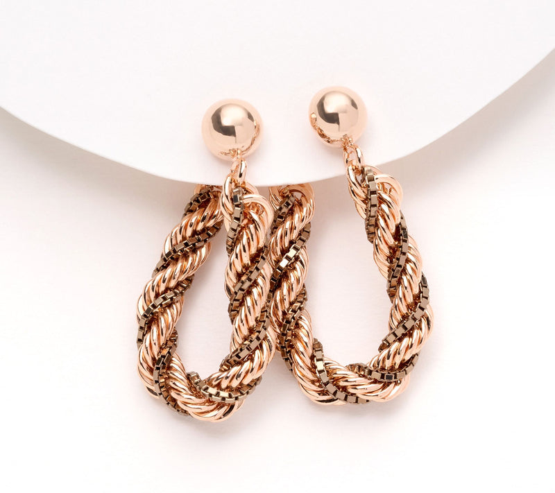 David Markstein Premier "Duetto" Rope and Box Earring — View 16