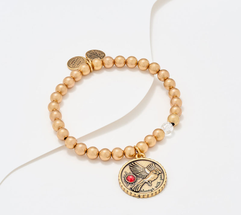 Divinely Guided by Theresa Caputo Cardinal Stretch Charm Bracelet — Main view