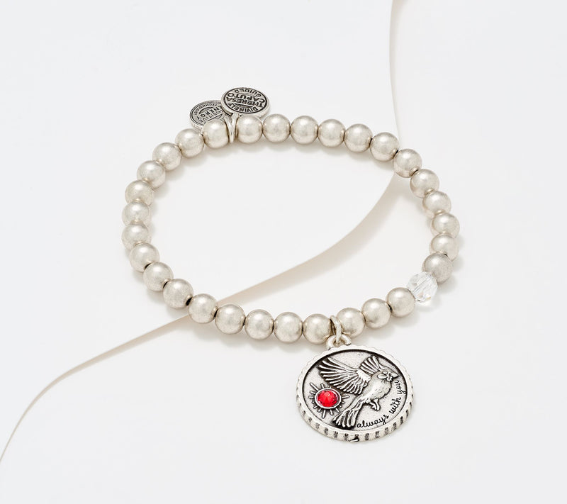Divinely Guided by Theresa Caputo Cardinal Stretch Charm Bracelet — View 9