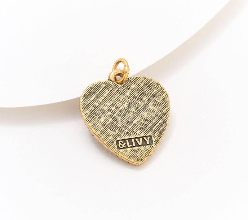 Divinely Guided by Theresa Caputo Heart Charm — View 2