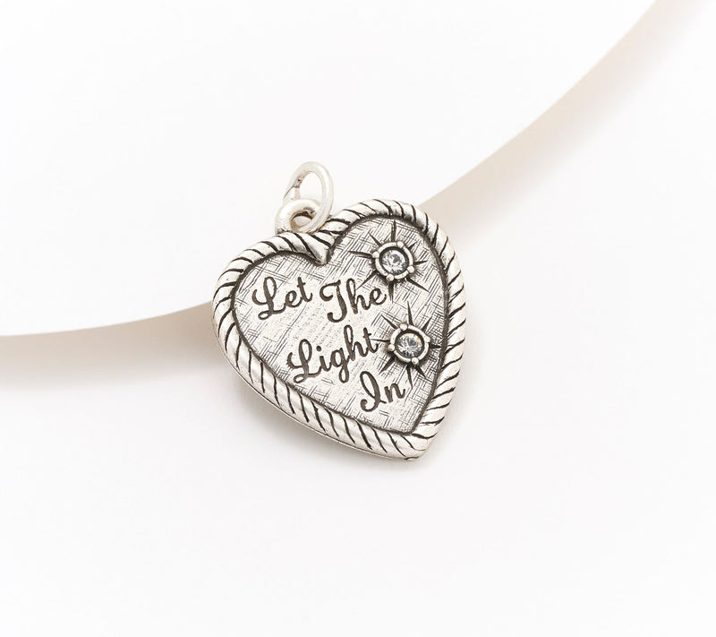 Divinely Guided by Theresa Caputo Heart Charm — View 6