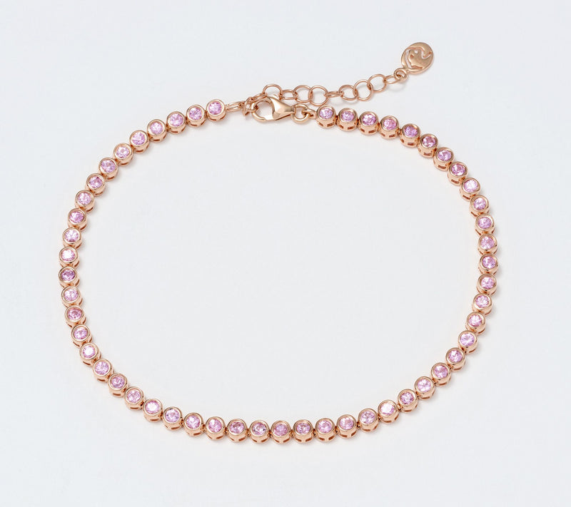 Effy 14K Rose Gold & Pink Sapphire Bracelet — Main view