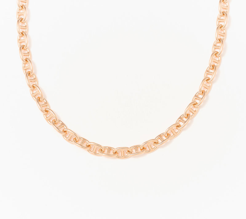 David Markstein Bronze Status Marine Link Necklace 18" — View 12