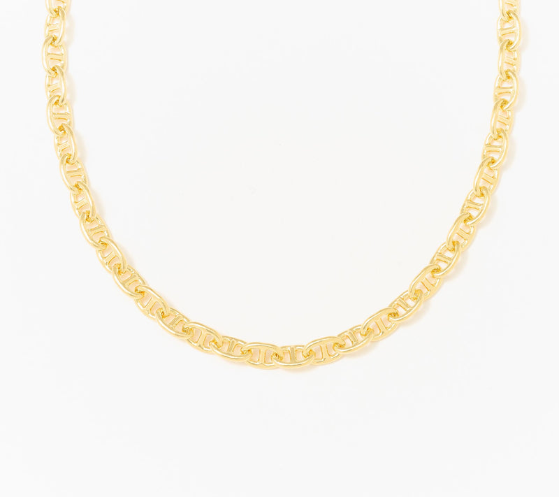 David Markstein Bronze Status Marine Link Necklace 18" — View 14