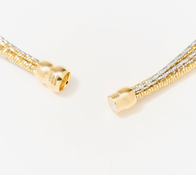 David Markstein Bronze 7-Strand Omega Necklace — View 2